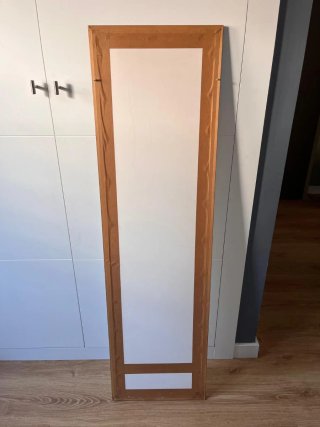 Espejo de Pared con Marco de Madera