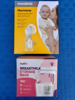 Sacaleches Medela Harmony y bolsas Nuliie