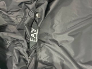 Giacca imbottita nera emporium armani EA7