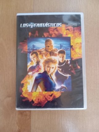 Lote 4 Películas DVD: Los 4 Fantásticos y Hulk