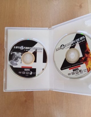 Lote 4 Películas DVD: Los 4 Fantásticos y Hulk