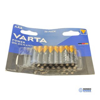 VARTA AAA Power on Demand 20 pezzi