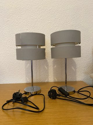 Conjunto 2 Lámparas Mesa Modernas