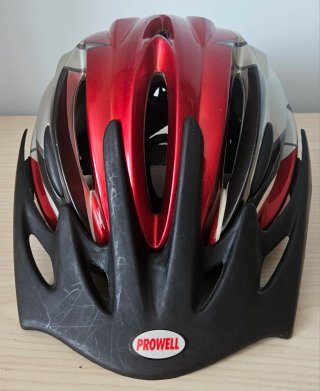 Casco de Ciclismo Prowell Rojo y Negro