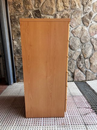 Sinfonier comoda de madera de haya con 6 cajones