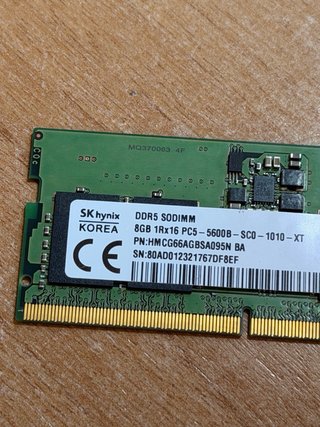 Memoria RAM 8GB DDR5 SODIMM SK Hynix