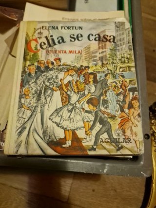 Lote 4 Libros Antiguos Elena Fortún