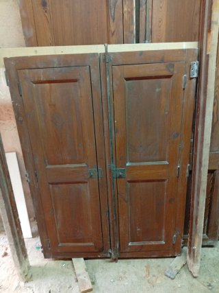 Ventana Antigua de Madera de Norte 80 X 110
