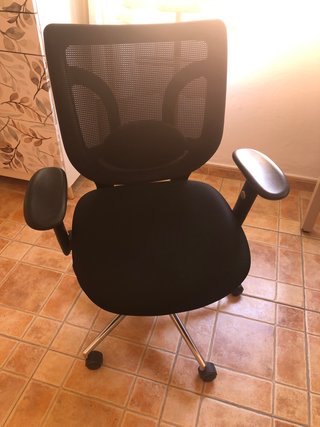 Silla Ergonómica Lambo Negra oficina