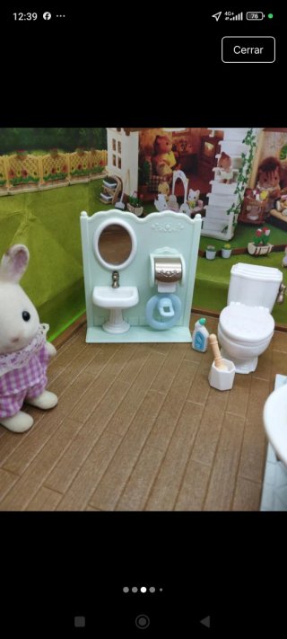 Sylvanian Families set Baño Juguete