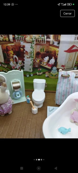 Sylvanian Families set Baño Juguete
