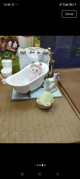 Sylvanian Families set Baño Juguete