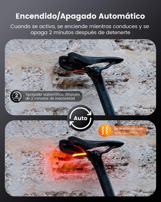 Luz Trasera Bicicleta LED Roja