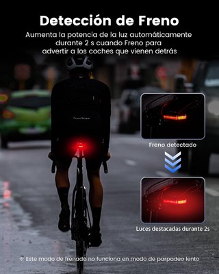 Luz Trasera Bicicleta LED Roja