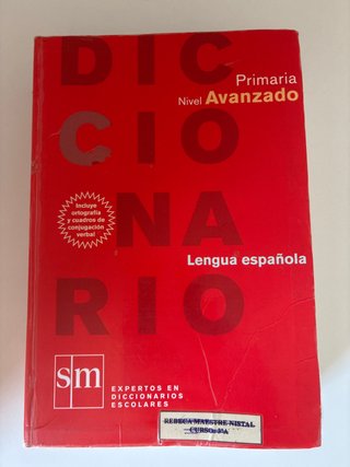 Diccionario lengua española primaria : nivel av...