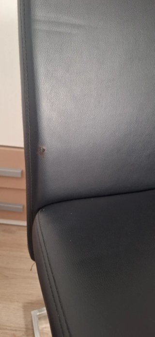 Silla de Comedor Negra y Metal