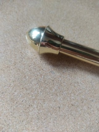 Barra Extensible para Visillos Dorada