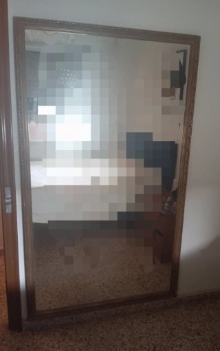 Espejo 100x170 con marco madera