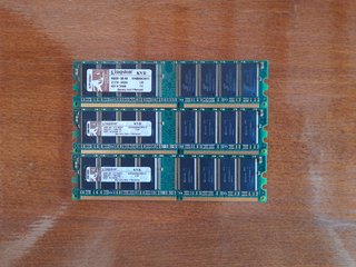 Pack 3 Tarjetas Memoria RAM DDR1 Torre