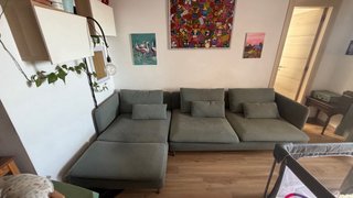 Sofá IKEA Söderhamn 4 plazas con chaise longue