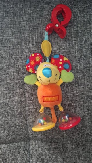 Sonajero Muñeco para Carrito de Bebé