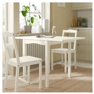 Mesa extensible Ikea Hauga blanca