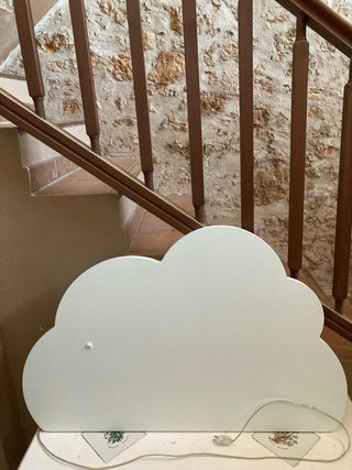 Cabezal nube infantil con luz