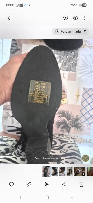 Botines negros y marrones sin estrenar talla 38