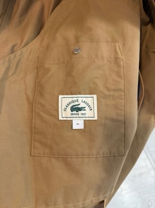 Gabardina Lacoste Impermeable Talla XL