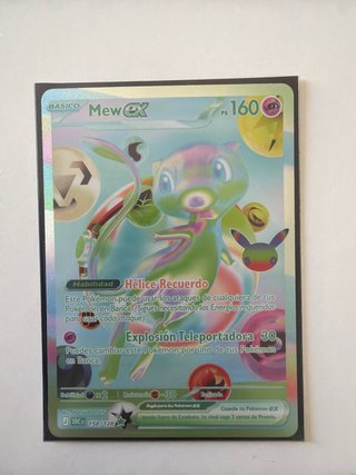 Carta Pokémon Mew EX 158/128