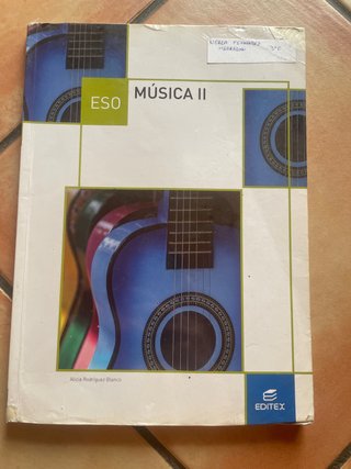 Libro Música ESO II - EdiTex