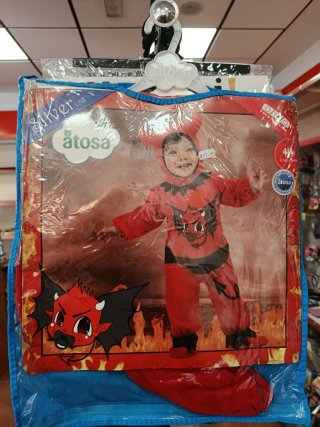 Disfraz de Diablo Atosa para Bebé