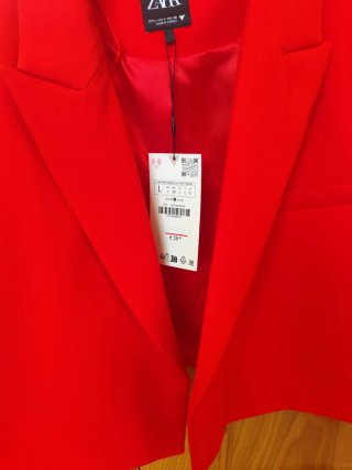 Americana Torera Roja Zara Talla S