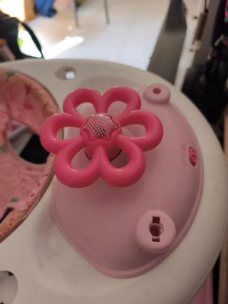 Andador para bebé rosa