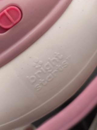 Andador para bebé rosa
