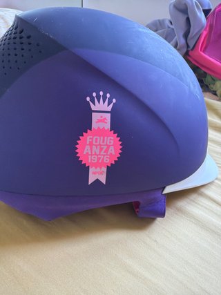 Casco equitación Foug Anza 1976 NPOC