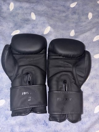 Guantes de boxeo FBG XIV negros de 10 oz