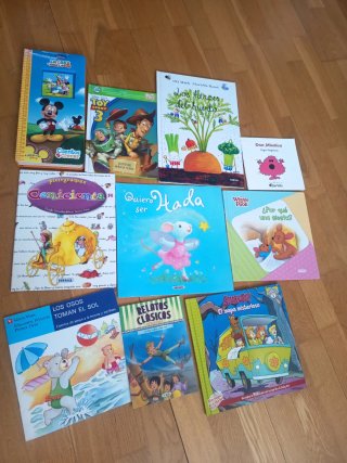 Lote 10 libros lectura infantil