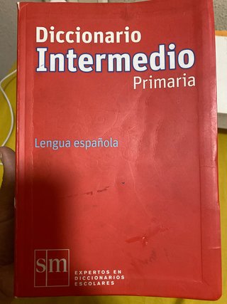 Diccionario intermedio primaria lengua española