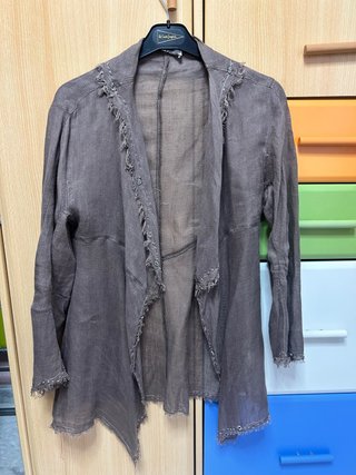 Blazer fino marrón talla única