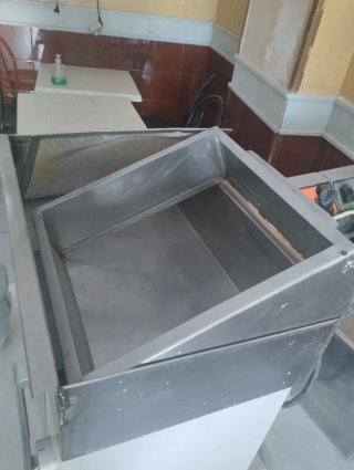 Freidora doble 5L + harinero