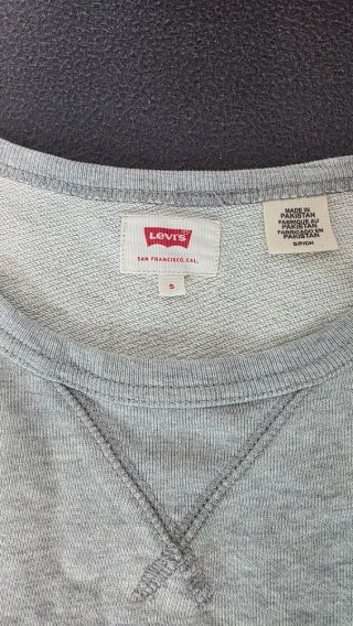 Sudadera Levi's Gris Crewneck Talla S