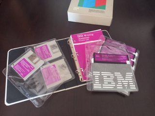 IBM Writing Assistant para PC formato disquetes