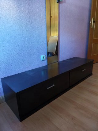 Mueble Bajo TV o Espejo Wengué