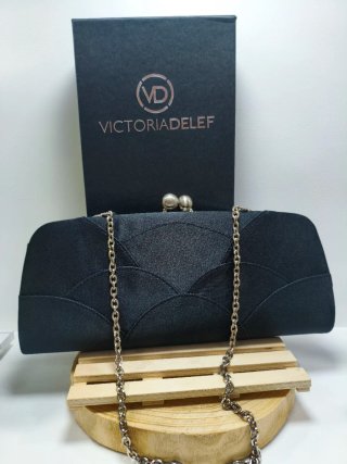 Bolso de fiesta Victoria Delef negro