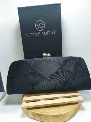 Bolso de fiesta Victoria Delef negro