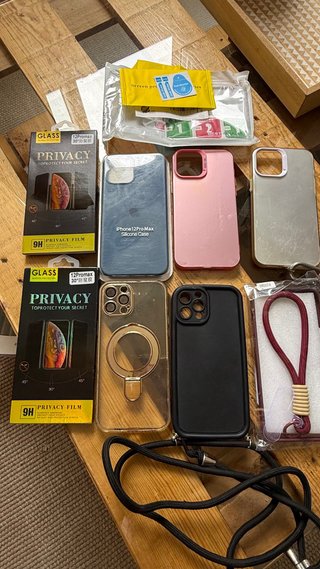 Lote de 4 Fundas para iPhone 12 Pro Max,