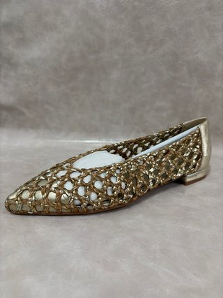 Zapato plano de rafia Elio Pitti