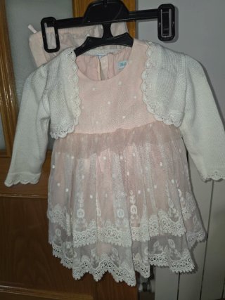 Vestido ceremonia niña rosa