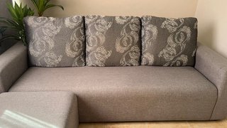 Sofá Chaise Longue Gris